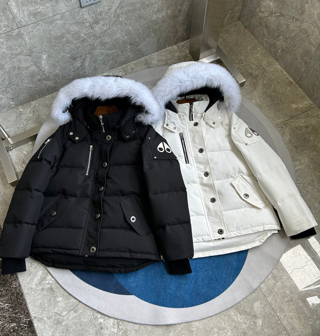 Fur-Hood Puffer Jacket