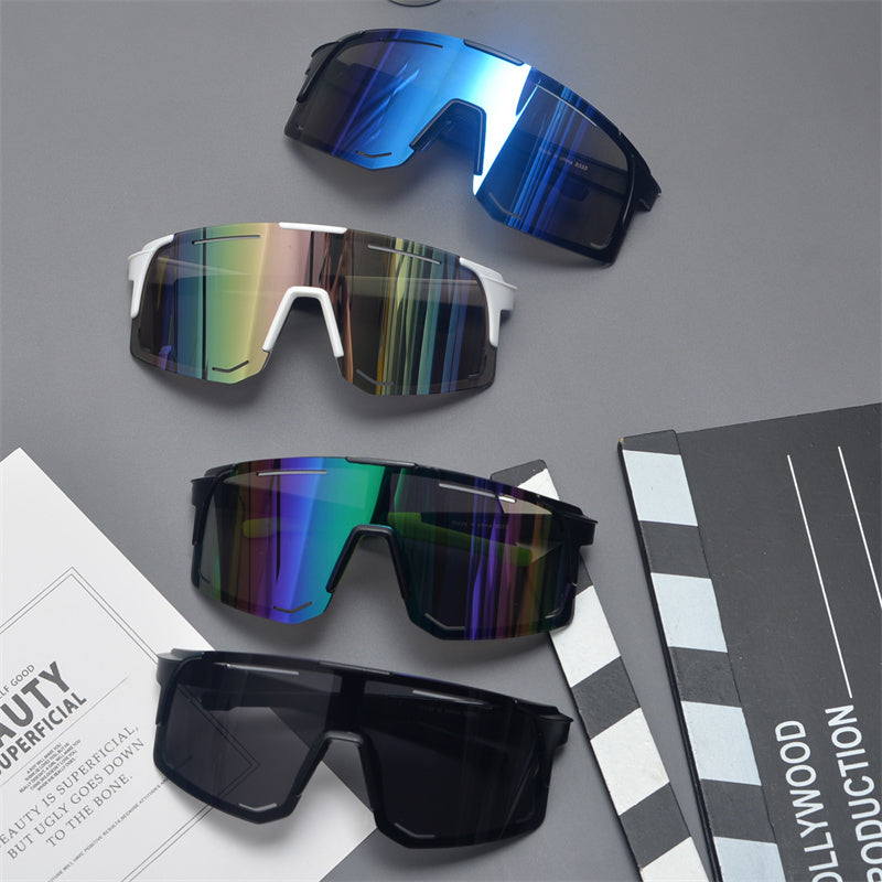 Oversized Shield Sports Sunglasses