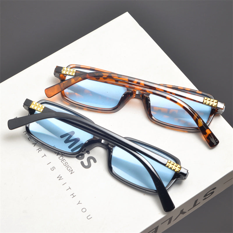 Rectangular Acetate Sunglasses