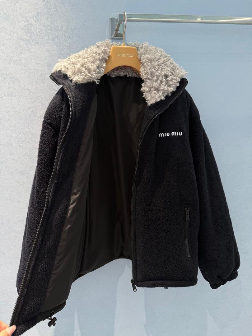 Cropped Fleece Jacket