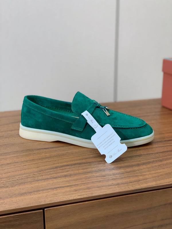 Emerald Suede Loafers