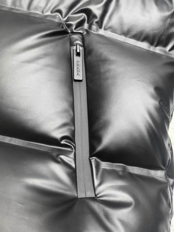 Glossy Hooded Down Puffer