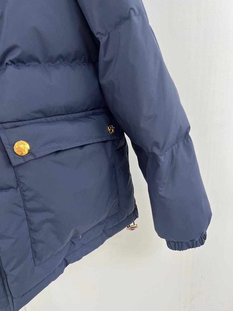 Navy Cel Puffer Jacket