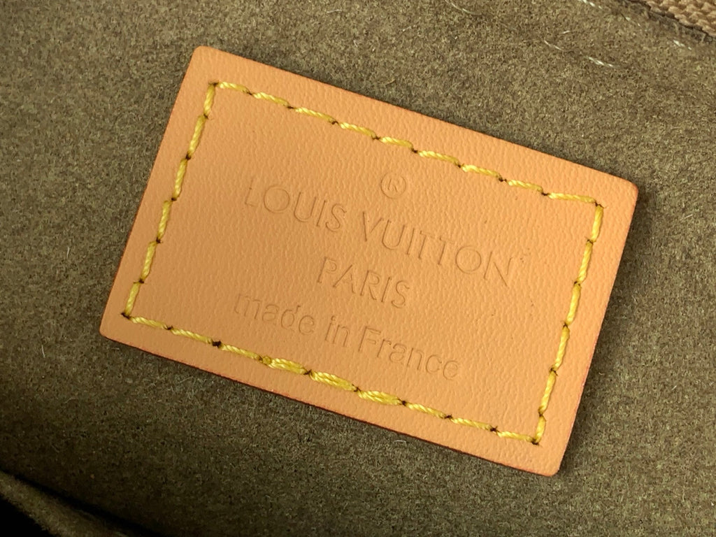 Vintage Denim Messenger Bag Green